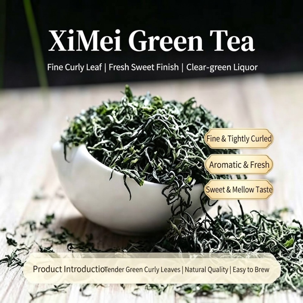 Fresh, tender, and even, with a fresh and sweet bean aroma. The tea soup is transparent, sweet, and smooth, with a refreshing and pleasant taste. It is suitable for quenching thirst and has extremely low bitterness, making it suitable for daily hot drinks. Support OEM/ODM of 5G strip bags and triangular tea bags, stable supply of high-altitude ecological raw materials